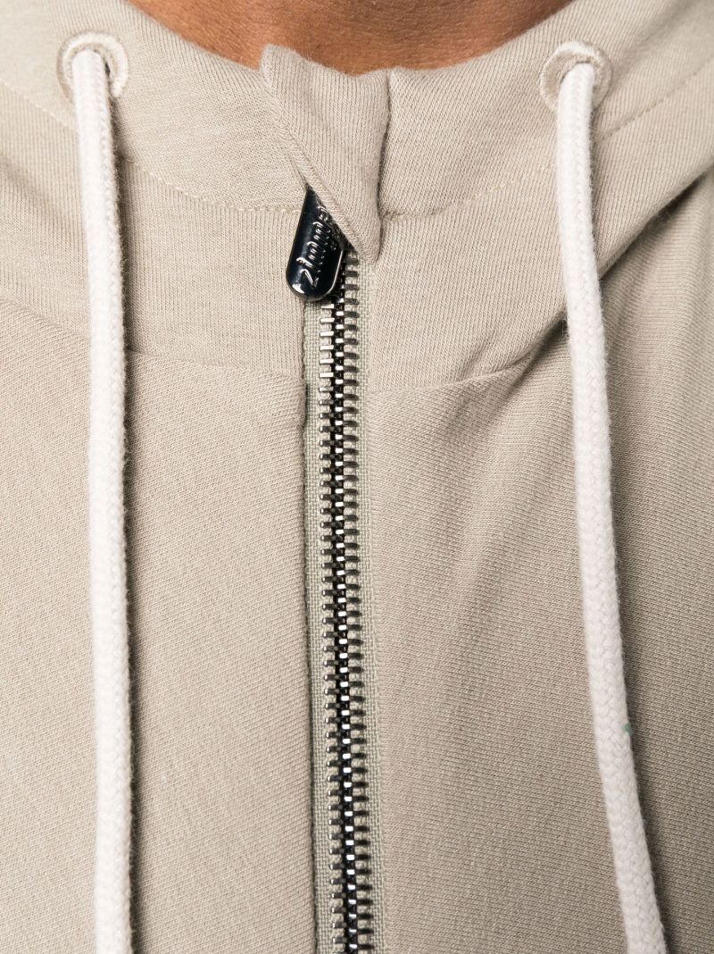 Neutral Zip-up Hoodie