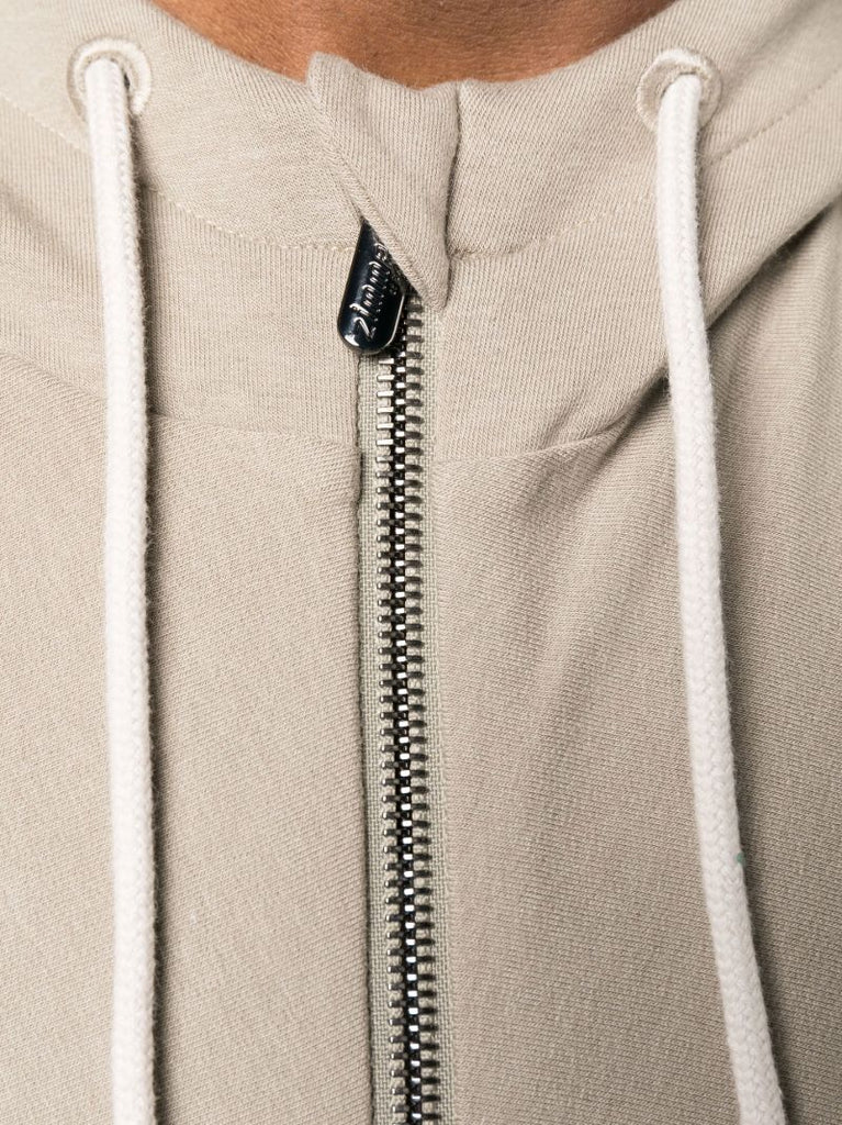 Neutral Zip-up Hoodie