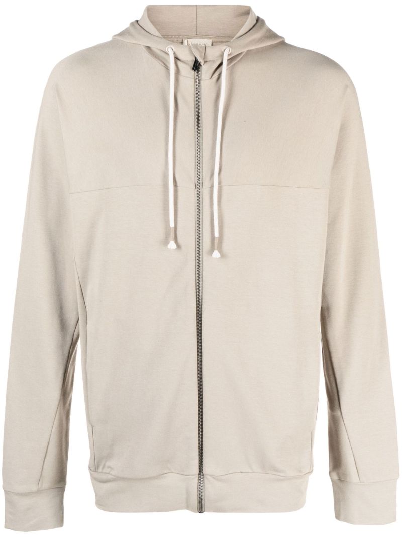 Neutral Zip-up Hoodie