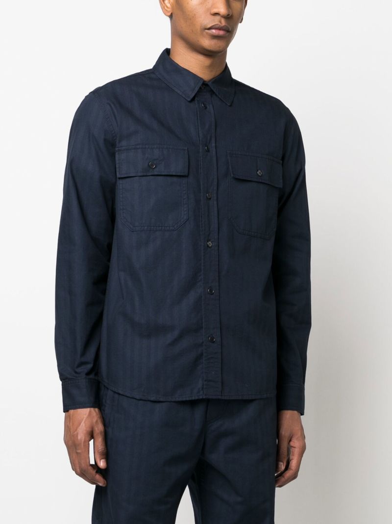 Blue Avenir Striped Shirt