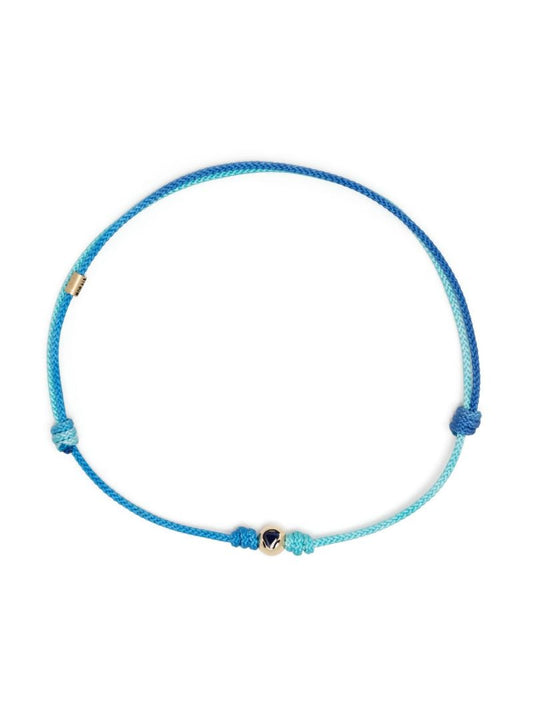 14k Yellow Gold Medium Ball Sapphire Bracelet