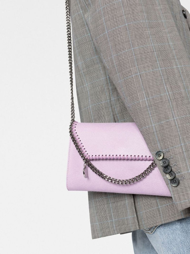 Purple Falabella Mini Cross Body Bag