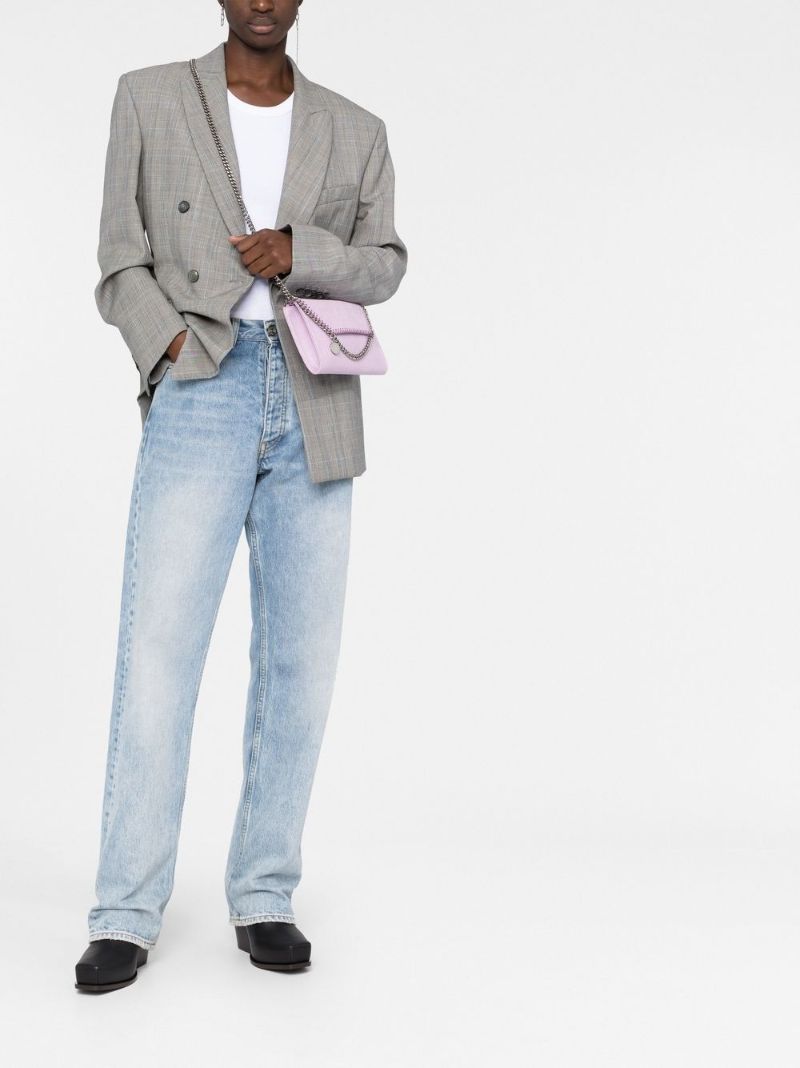 Purple Falabella Mini Cross Body Bag