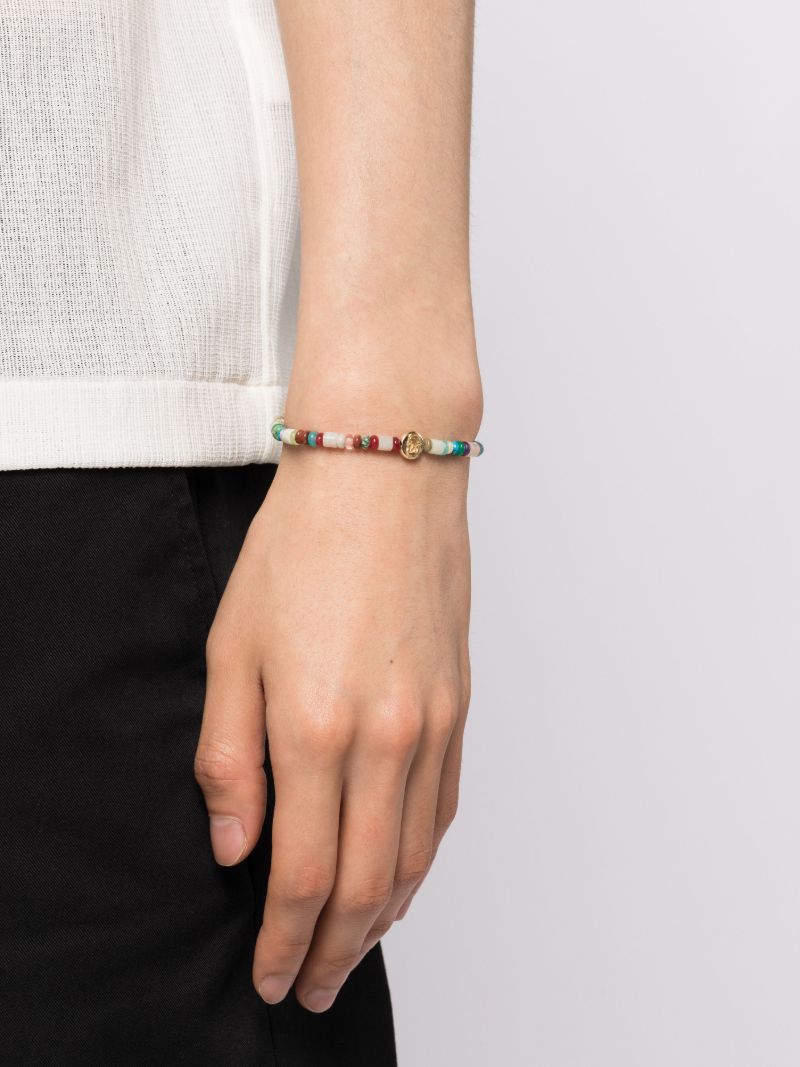 14k Yellow Gold Small Disk Bracelet