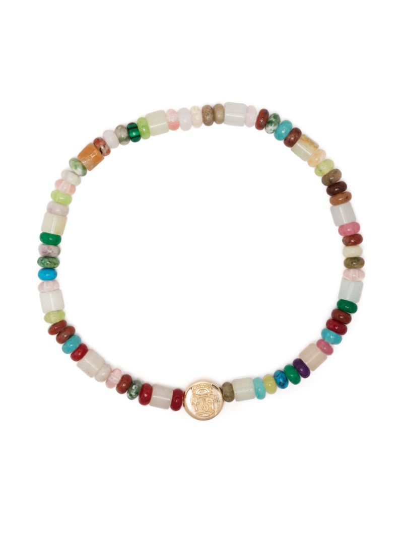 14k Yellow Gold Small Disk Bracelet
