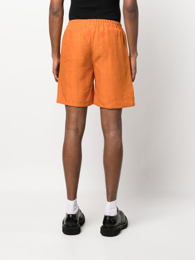 Orange Legacy Embroidered Shorts