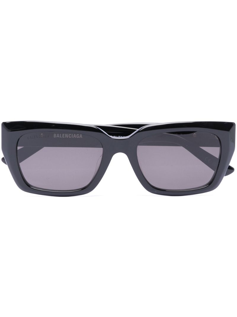 Black Square-frame Sunglasses