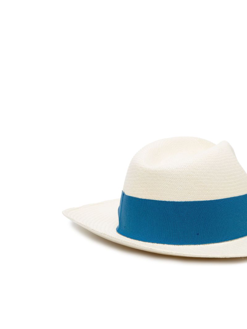 Neutral Wide Brim Panama Hat