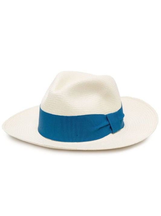 Neutral Wide Brim Panama Hat