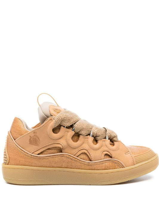 Brown Curb Low-top Sneakers