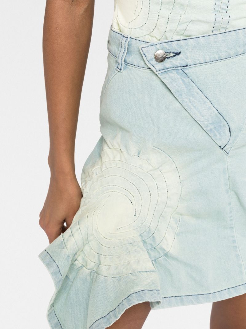 Blue Drift Denim Mini Skirt