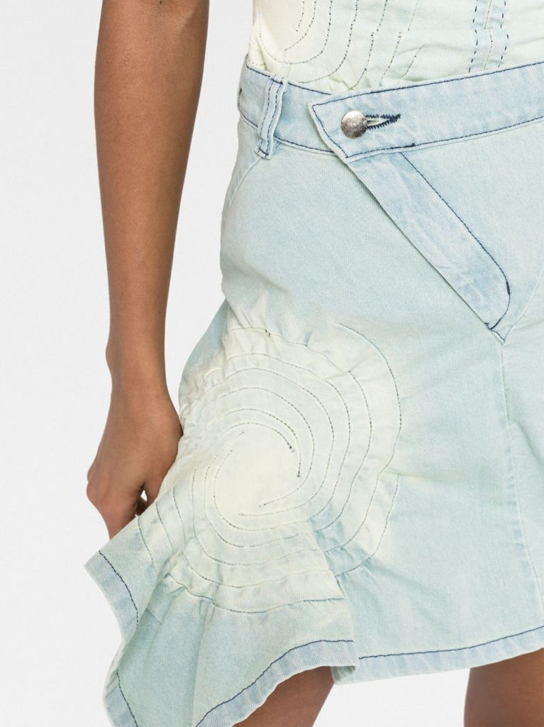 Blue Drift Denim Mini Skirt