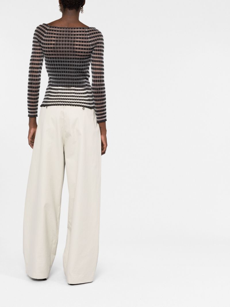 Black Ivy Striped Cardigan