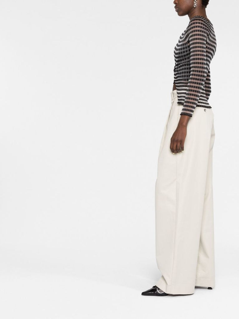 Black Ivy Striped Cardigan