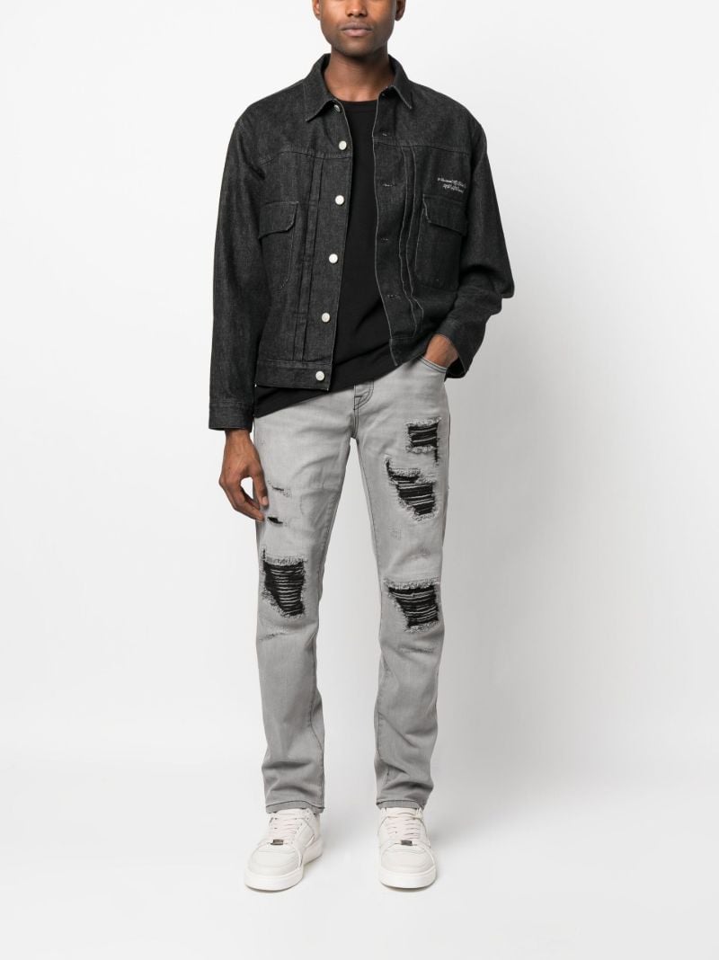 Grey Rocco Straight Leg Jeans