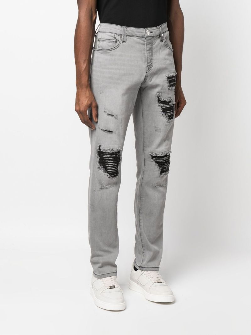 Grey Rocco Straight Leg Jeans