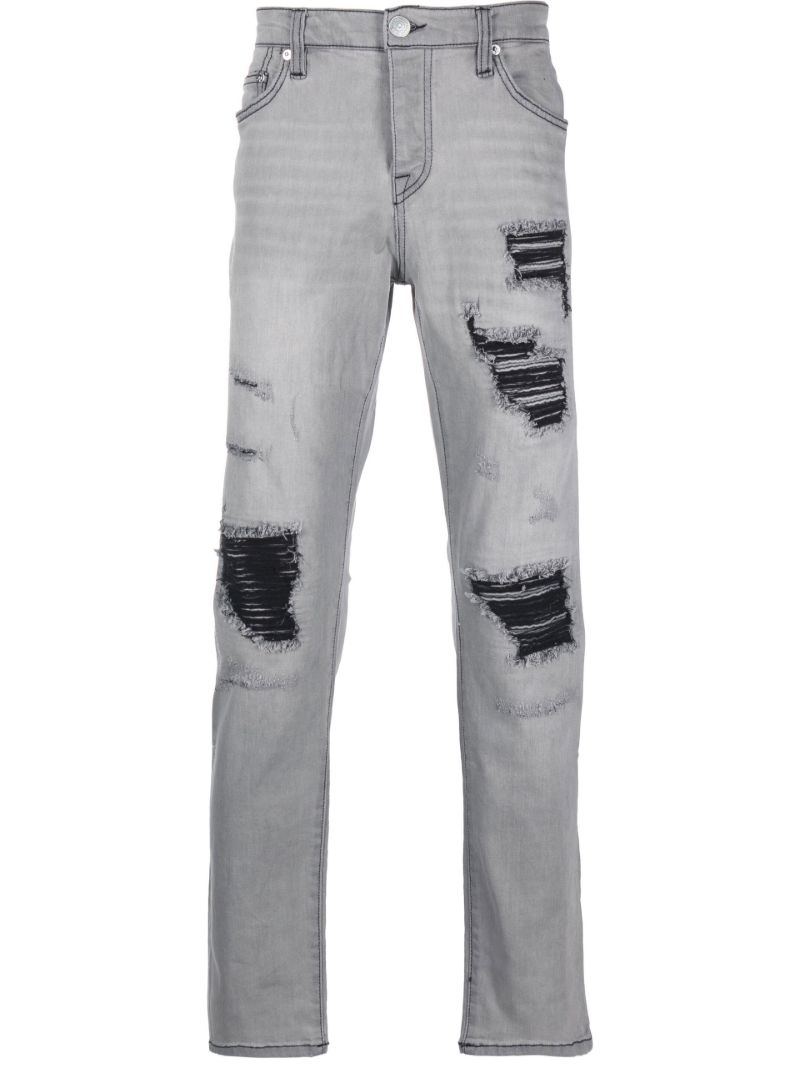 Grey Rocco Straight Leg Jeans