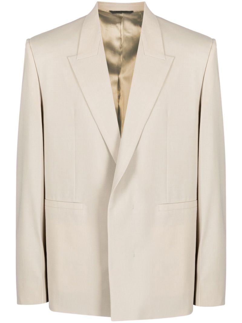 Grey Single-breasted Blazer