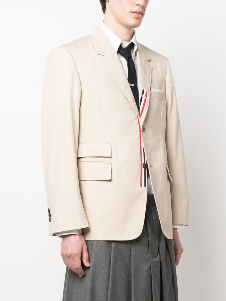 Neutral Single-breasted Jacket