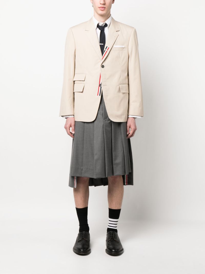 Neutral Single-breasted Jacket