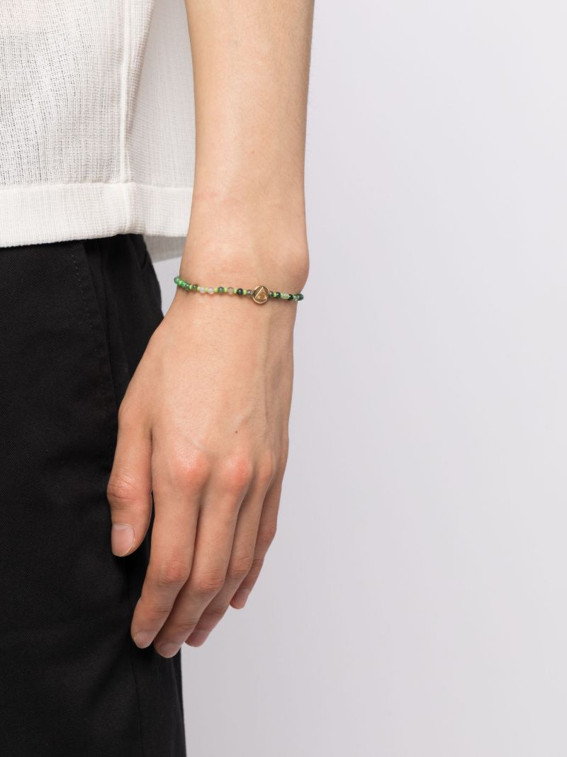 14k Yellow Gold Small Disk Bracelet