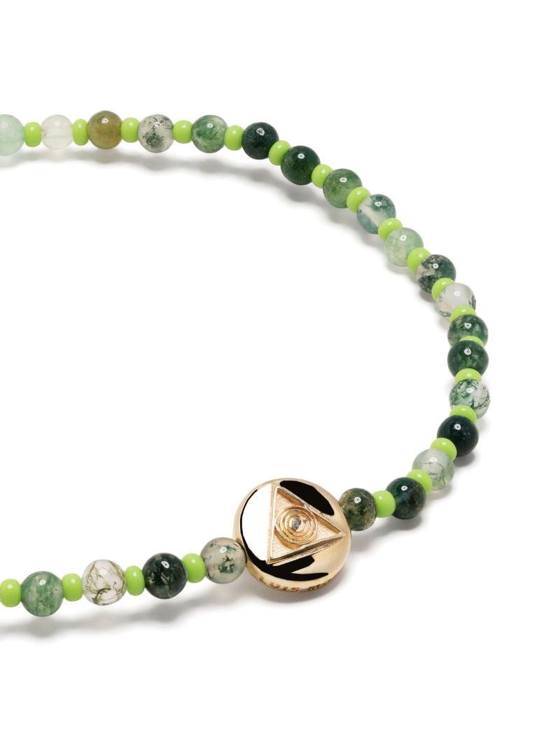 14k Yellow Gold Small Disk Bracelet