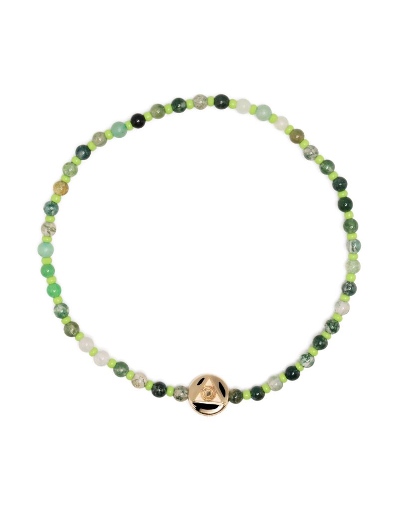 14k Yellow Gold Small Disk Bracelet