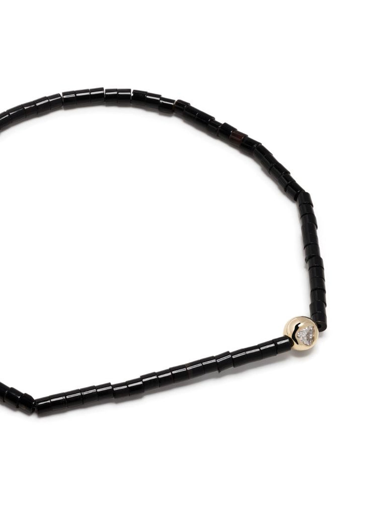 14k Yellow Gold Medium Ball Diamond Bracelet