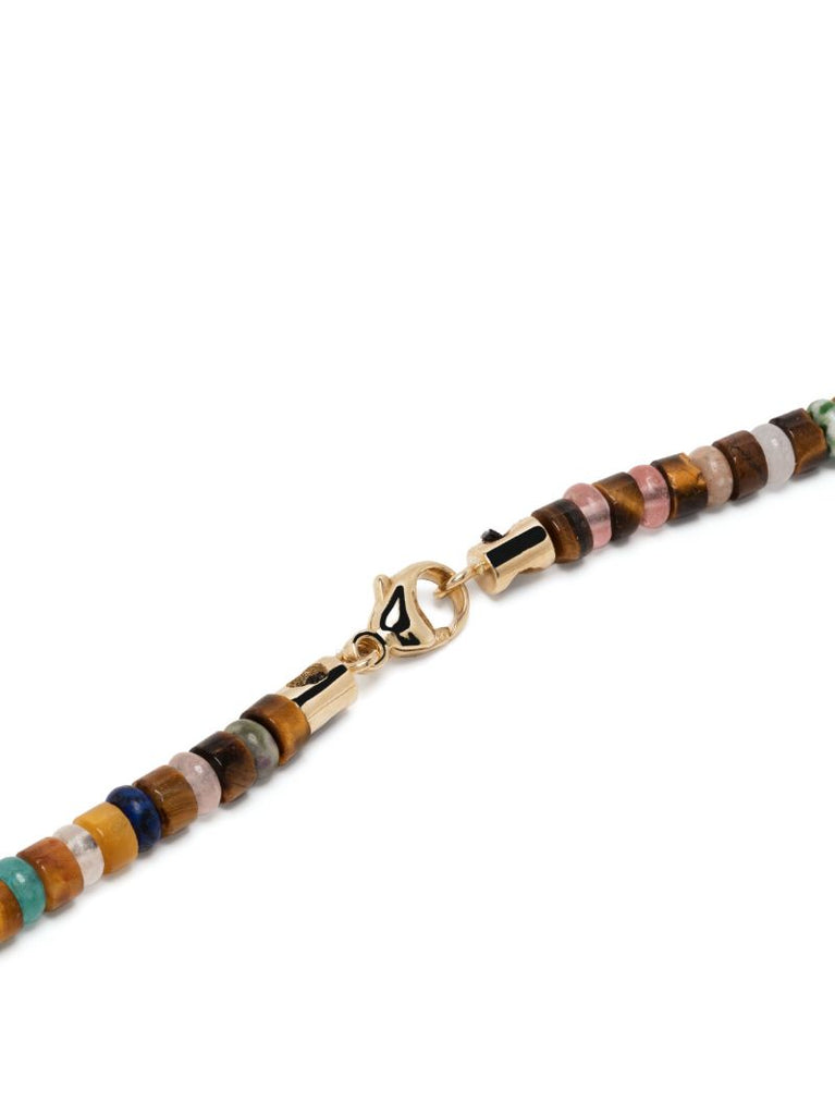 14k Yellow Gold Shield Necklace