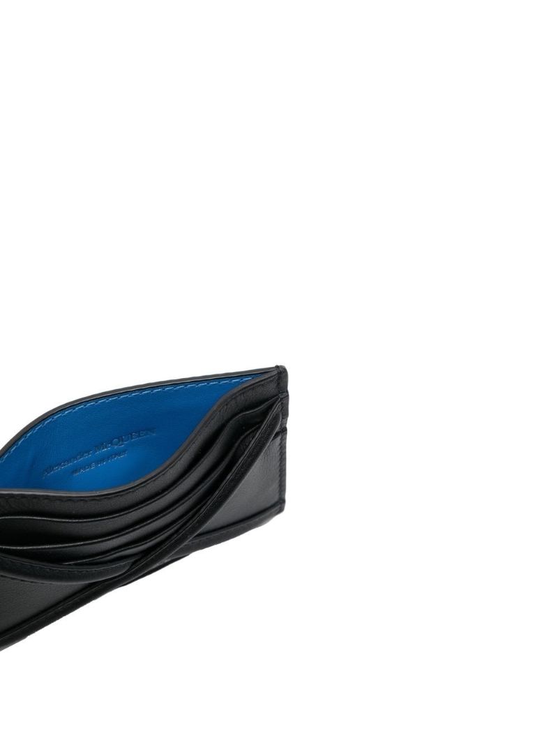 Black the Harness Leather Card Holder