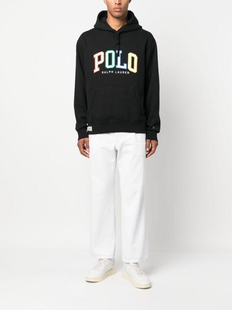Black Logo AppliquÃ_x0083_Â© Hoodie