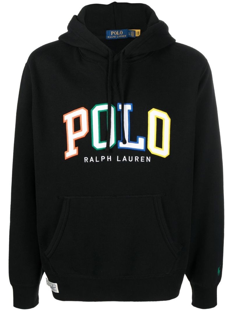 Black Logo AppliquÃ_x0083_Â© Hoodie