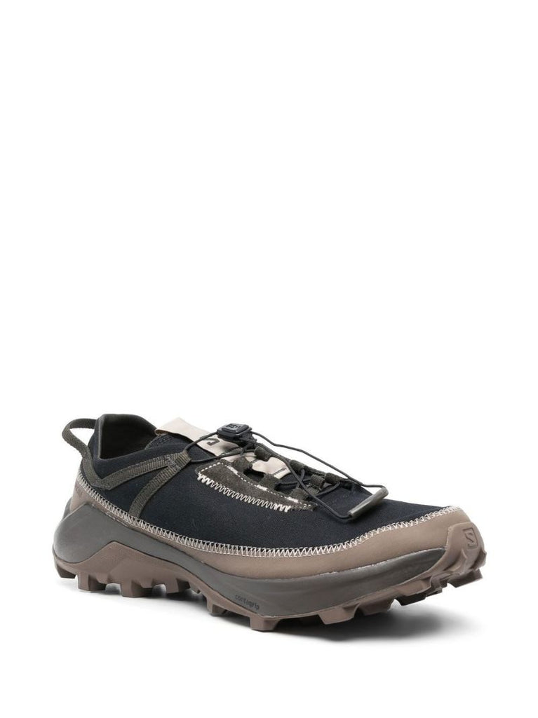 X Salomon Black Cross Pro Panelled Sneakers