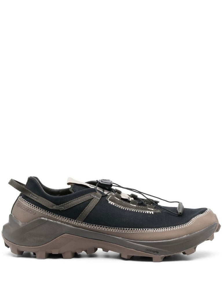 X Salomon Black Cross Pro Panelled Sneakers