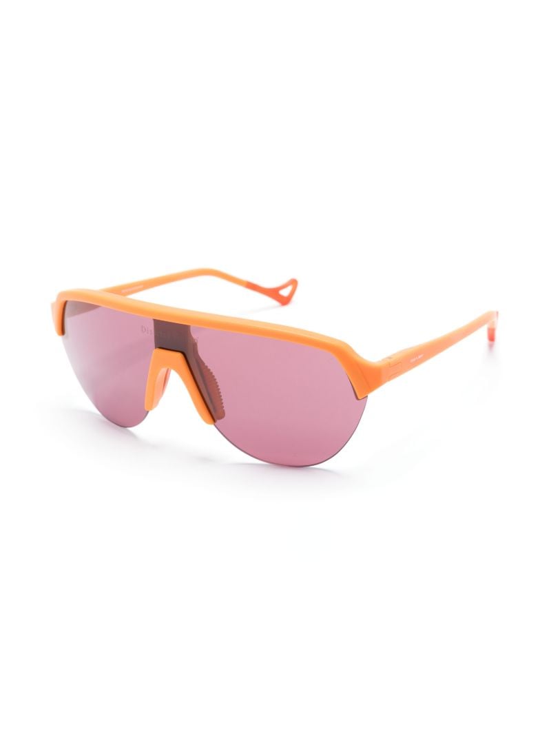 Orange Nagata Speed Blade Infrared Sunglasses