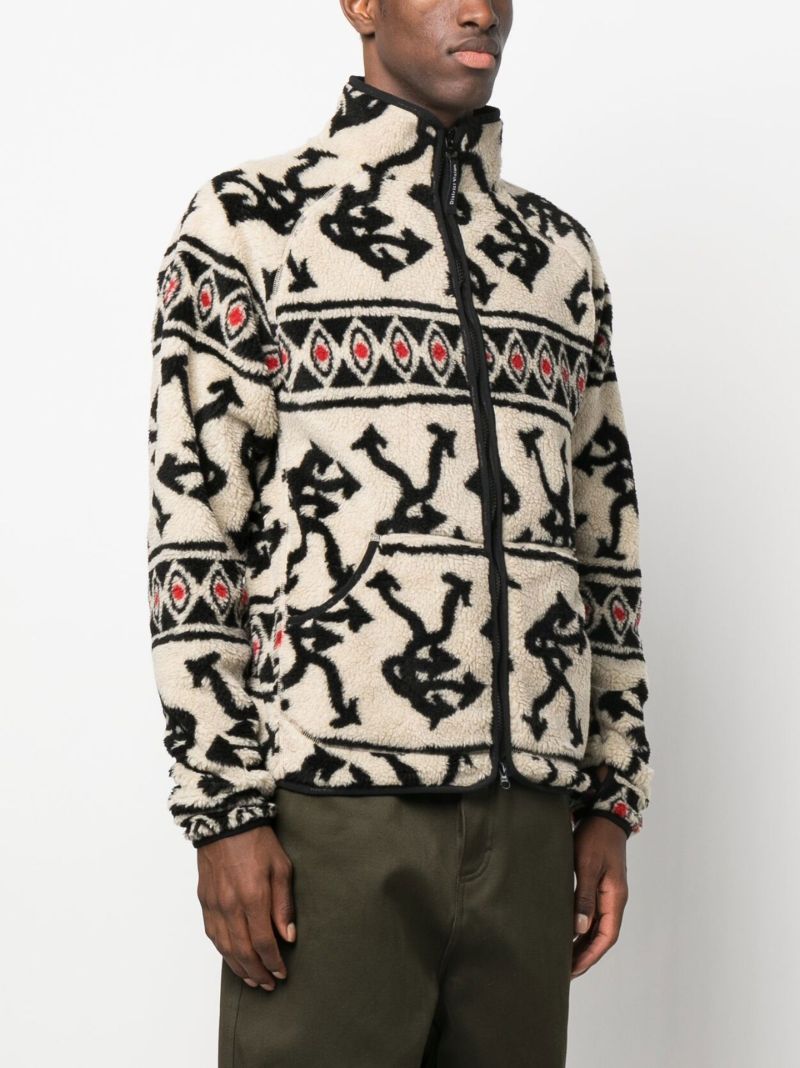 Beige Fleece Texture Jacket