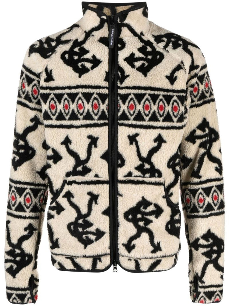 Beige Fleece Texture Jacket