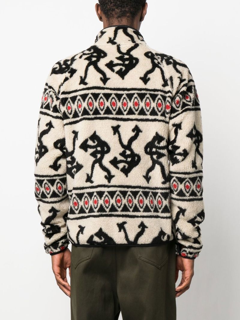 Beige Fleece Texture Jacket