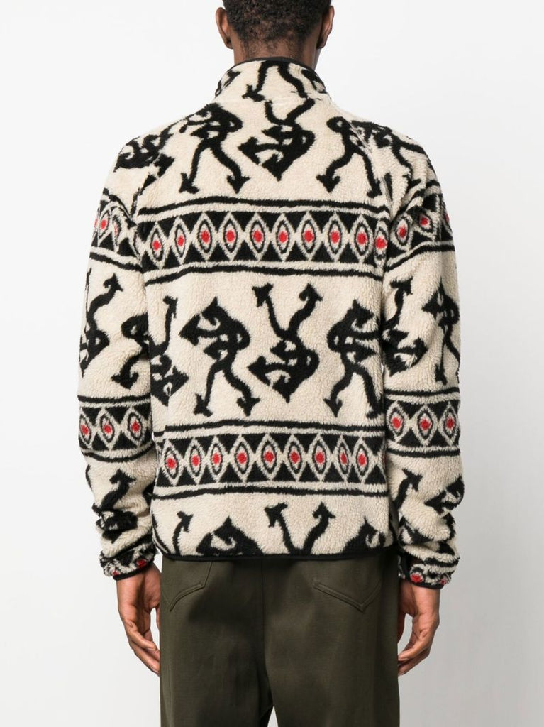 Beige Fleece Texture Jacket