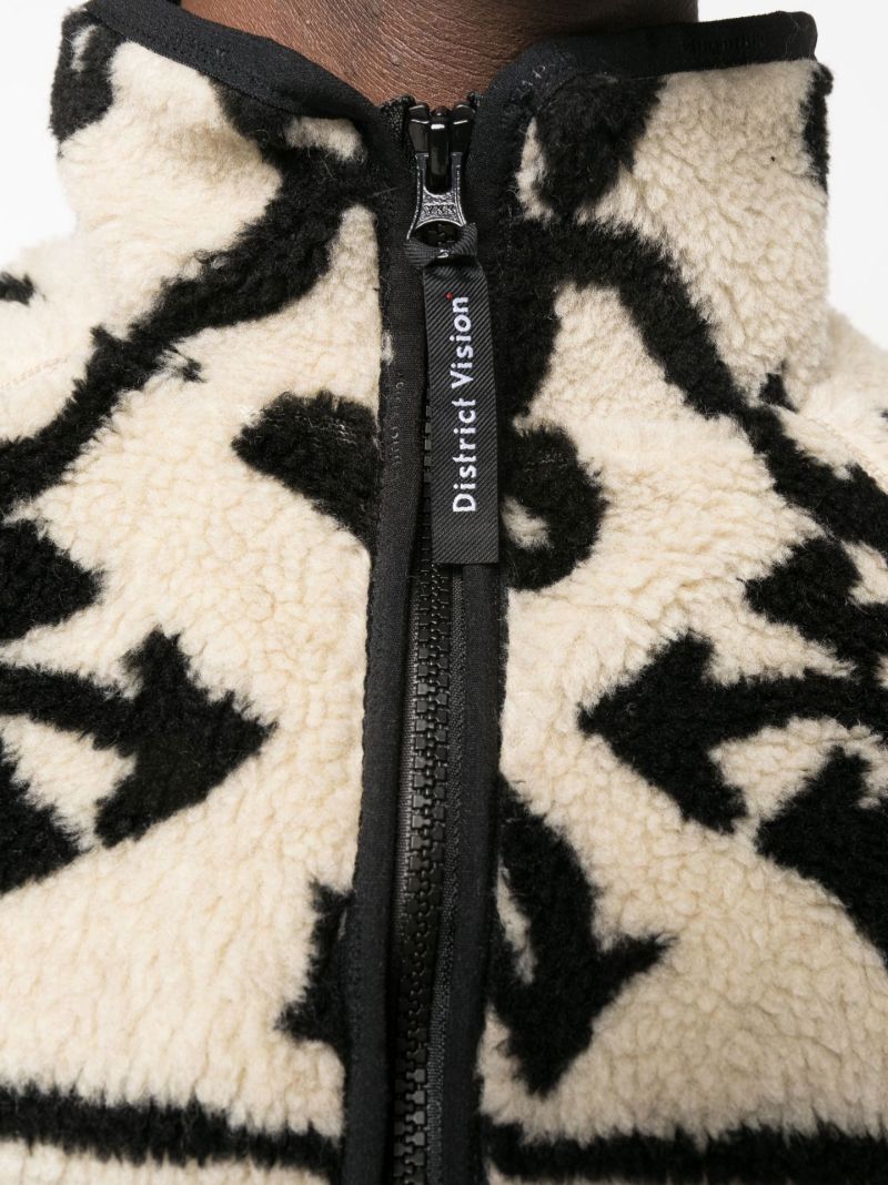 Beige Fleece Texture Jacket