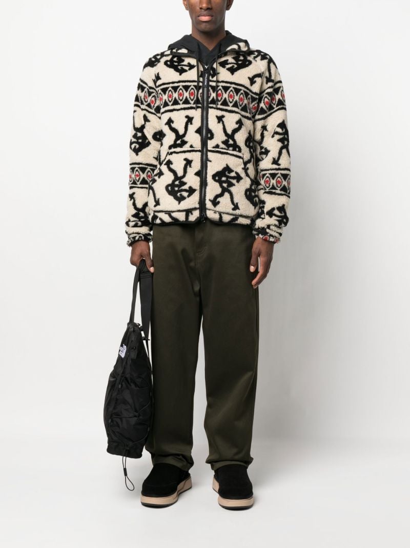 Beige Fleece Texture Jacket