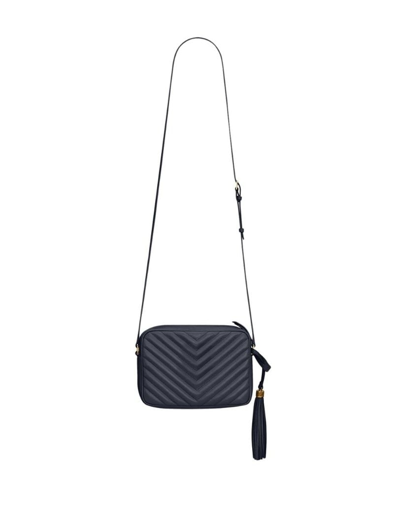 Blue Lou Leather Camera Bag