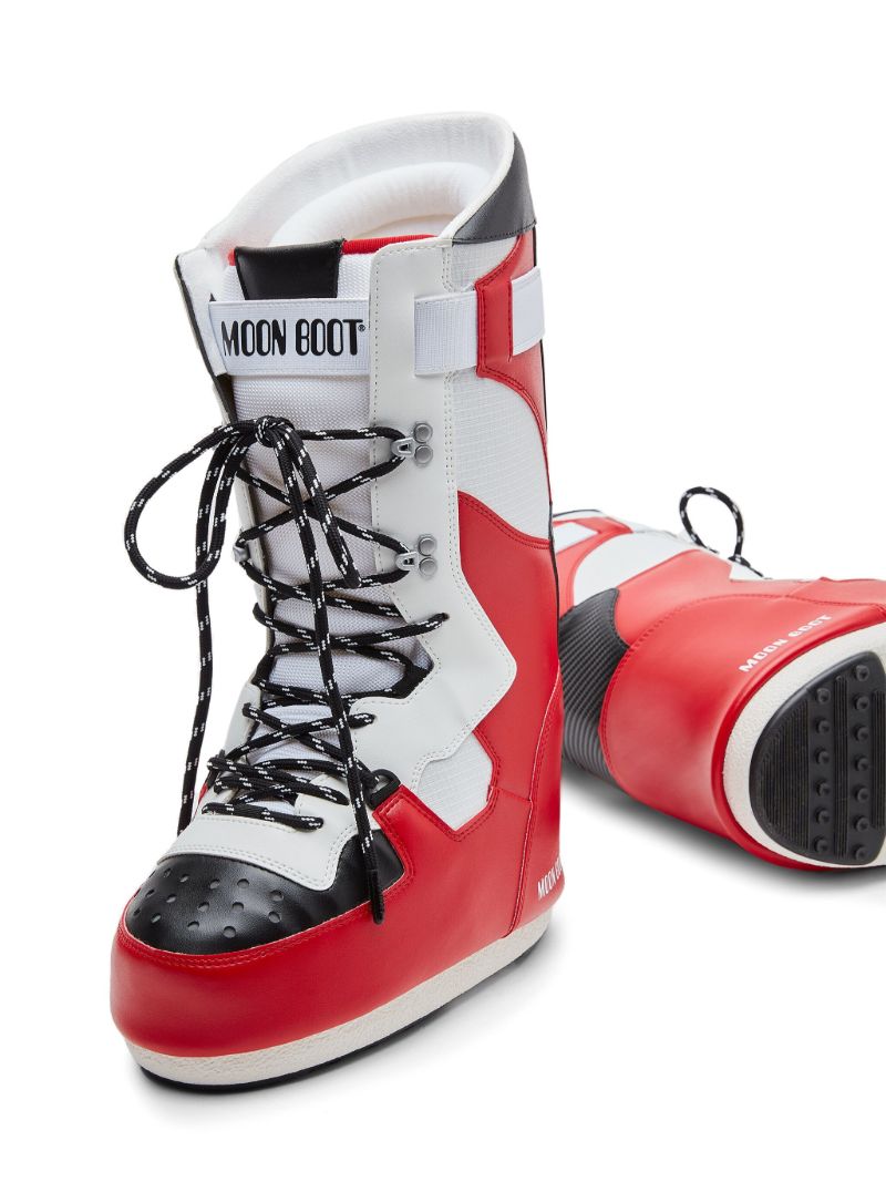 Red Sneaker Boots