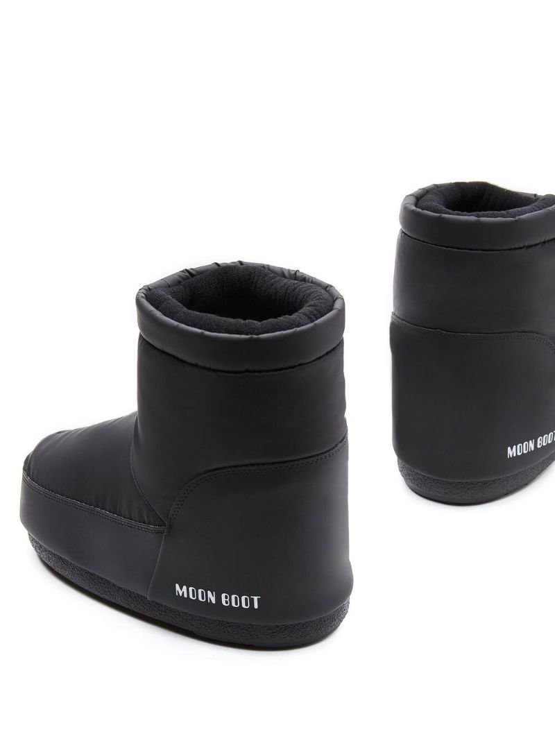 Black No Lace Snow Boots