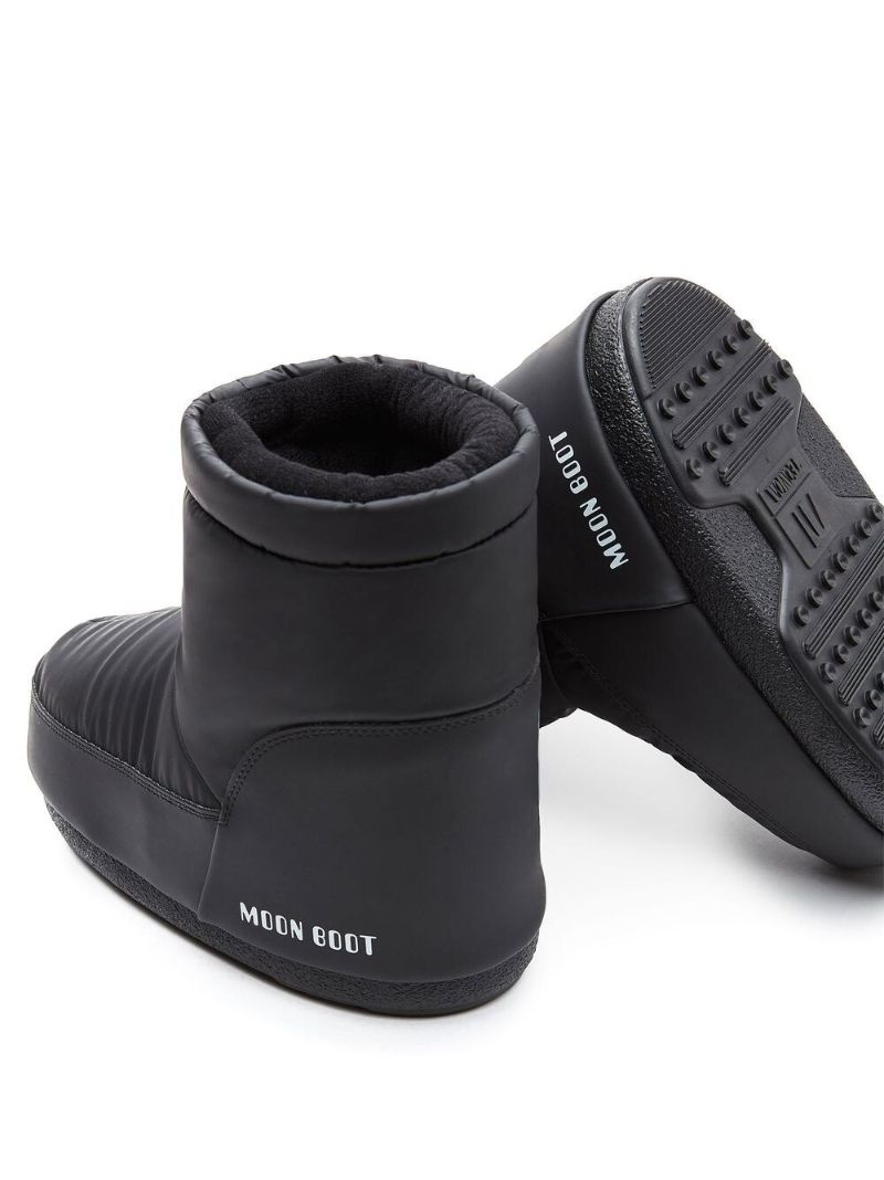 Black No Lace Snow Boots