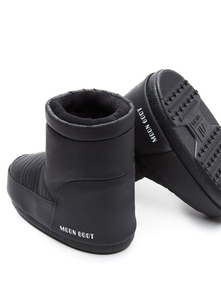 Black No Lace Snow Boots