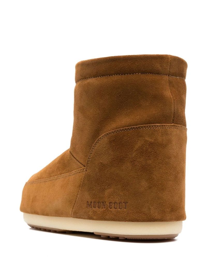 Brown Icon Low Suede Boots