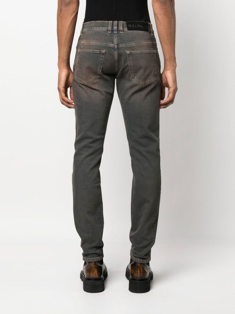 Black Slim-leg Jeans