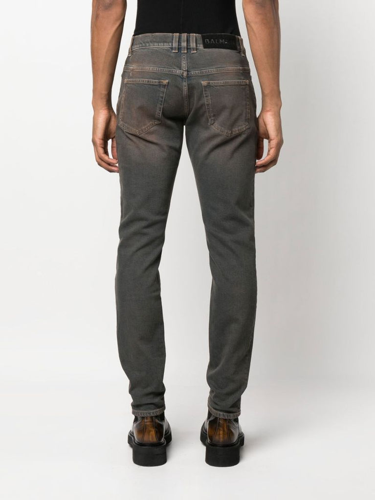 Black Slim-leg Jeans
