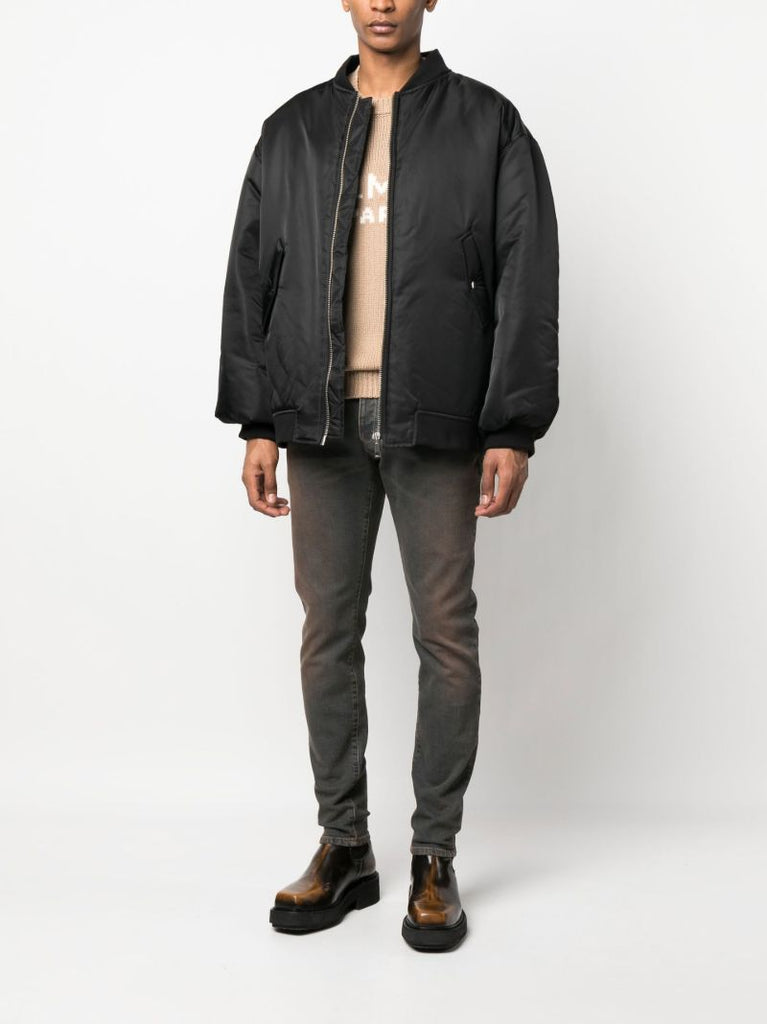 Black Slim-leg Jeans